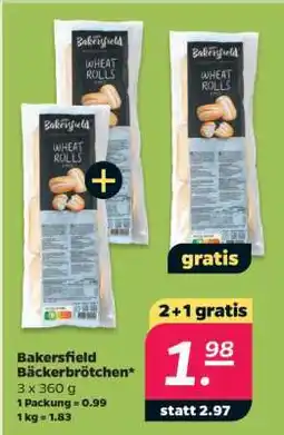 NETTO Bakersfield Bäckerbrötchen Angebot