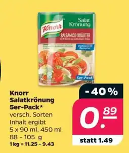 NETTO Knorr Salatkrönung 5er-Pack Angebot
