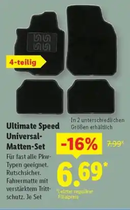 Lidl Ultimate Speed Universal- Matten-Set Angebot