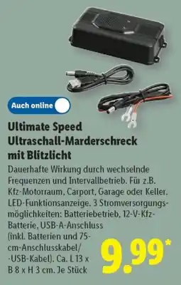 Lidl Ultimate Speed Ultraschall-Marderschreck mit Blitzlicht Angebot