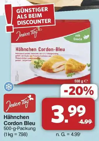 Famila Nord West Jeden Tag Hähnchen Cordon Bleu Angebot