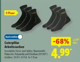 Lidl Caterpillar Arbeitssocken Angebot