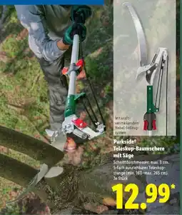 Lidl Parkside Teleskop-Baumschere mit Säge Angebot