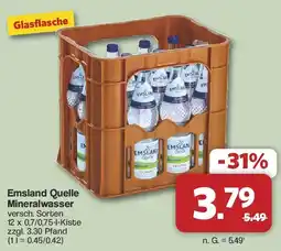 Famila Nord West Emsland Quelle Mineralwasser Angebot