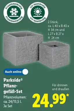 Lidl Parkside Pflanzgefäß-Set Angebot