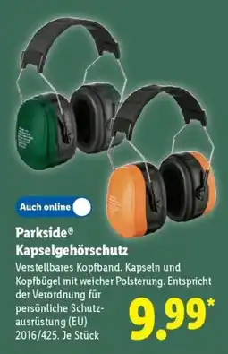 Lidl Parkside Kapselgehörschutz Angebot