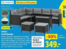 Lidl Juskys Gartenlounge Angebot
