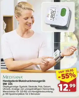 Famila Nord West MEDISANA Handgelenk-Blutdruckmessgerät BW 345 Angebot