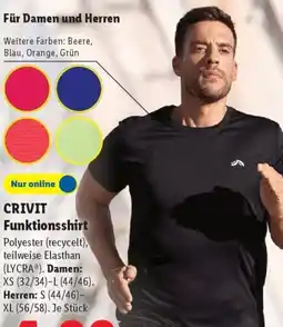 Lidl CRIVIT Funktionsshirt Angebot