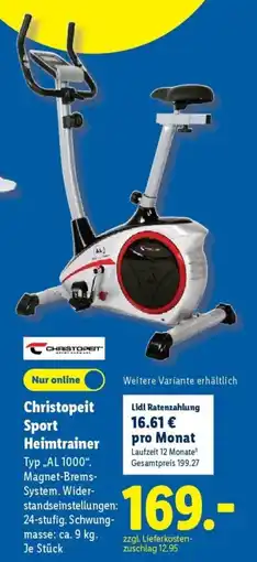 Lidl Christopeit Sport Heimtrainer Angebot