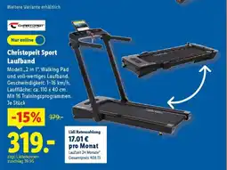 Lidl Christopeit Sport Laufband Angebot
