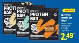 Lidl Sportyfeel Protein Bar Riegel Angebot