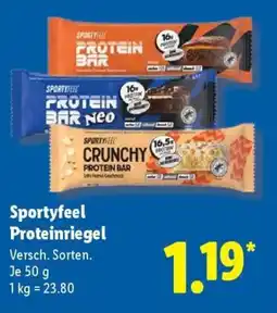 Lidl Sportyfeel Proteinriegel Angebot
