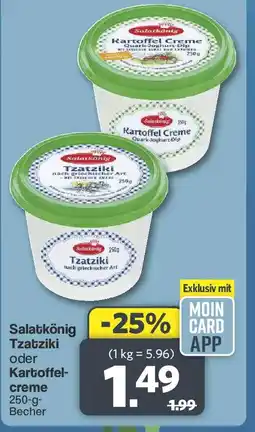 Famila Nord West Salatkönig Tzatziki oder Kartoffelcreme Angebot