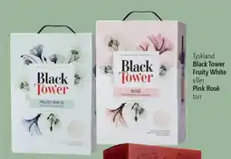 CITTI Markt Black Tower Fruity White eller Pink Rosé Angebot