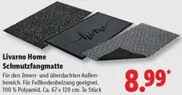 Lidl Livarno Home Schmutzfangmatte Angebot
