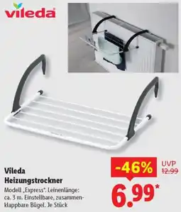 Lidl Vileda Heizungstrockner Angebot