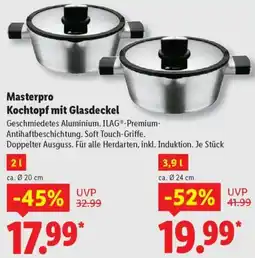 Lidl Masterpro Kochtopf mit Glasdeckel Angebot