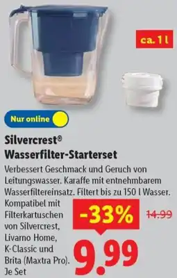 Lidl Silvercrest Wasserfilter-Starterset Angebot