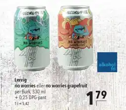 CITTI Markt Lervig no worries eller no worries grapefruit Angebot