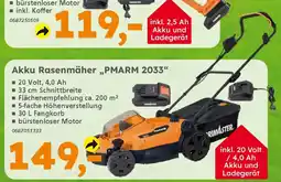 Globus Baumarkt PRIMASTER Akku Rasenmäher,,PMARM 2033" Angebot