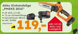 Globus Baumarkt PRIMASTER Akku Einhandsäge ,PMEKS 2015" Angebot