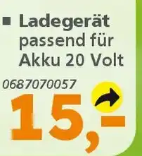 Globus Baumarkt PRIMASTER Ladegerät Angebot