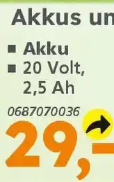 Globus Baumarkt PRIMASTER Akku Angebot