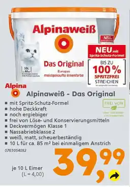Globus Baumarkt Alpina Alpinaweiß Das Original Angebot