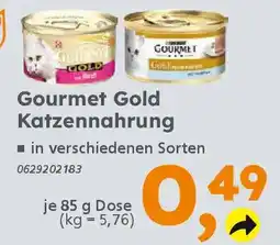 Globus Baumarkt Gourmet Gold Katzennahrung Angebot