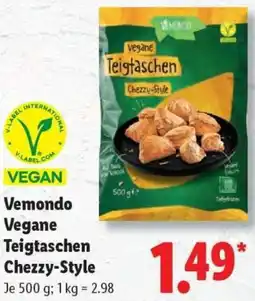Lidl Vemondo Vegane Teigtaschen Chezzy-Style Angebot