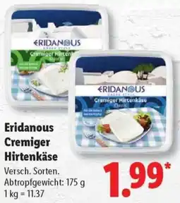 Lidl Eridanous Cremiger Hirtenkäse Angebot