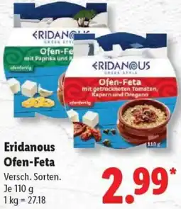 Lidl Eridanous Ofen-Feta Angebot