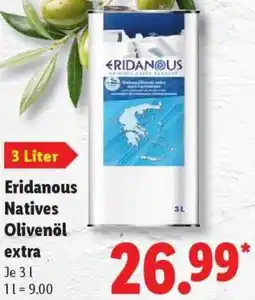 Lidl Eridanous Natives Olivenöl extra Angebot