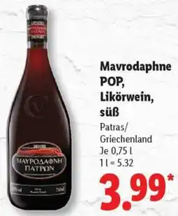 Lidl Mavrodaphne POP, Likörwein, süß Angebot