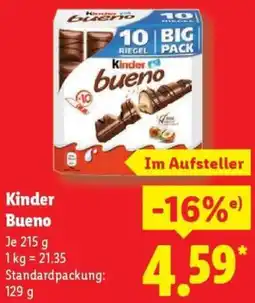 Lidl Kinder Bueno Angebot