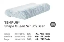 XXXLutz Tempur shape queen schlafkissen Angebot