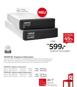 XXXLutz Tempur explorer matratzen Angebot