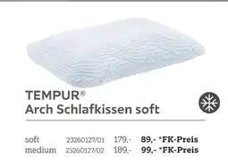 XXXLutz Tempur arch schlafkissen Angebot