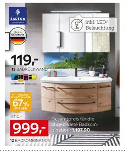 XXXLutz Sadena badprogramm plaka Angebot