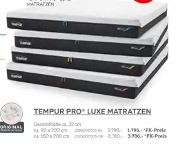 XXXLutz Tempur pro luxe matratzen Angebot