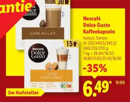 Lidl Nescafé dolce gusto café au lait Angebot