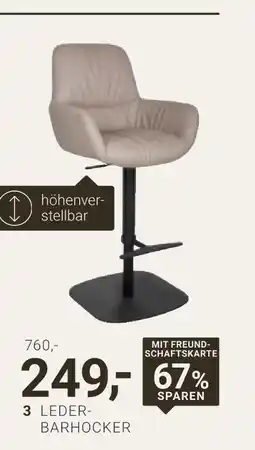 XXXLutz Leder-barhocker Angebot