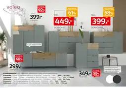 XXXLutz Kommode 3 türen, 1 schublade, ca. 136 x 125 x 41 cm Angebot