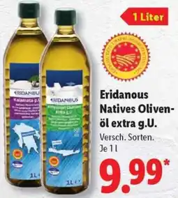 Lidl Eridanous Natives Olivenöl extra g.U. Angebot