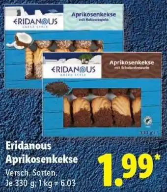 Lidl Eridanous Aprikosenkekse Angebot