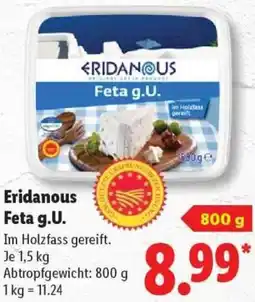 Lidl Eridanous Feta g.U. Angebot