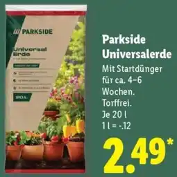 Lidl Parkside Universalerde Angebot