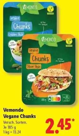 Lidl Vemondo Vegane Chunks Angebot