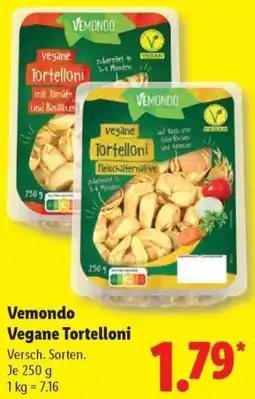Lidl Vemondo Vegane Tortelloni Angebot
